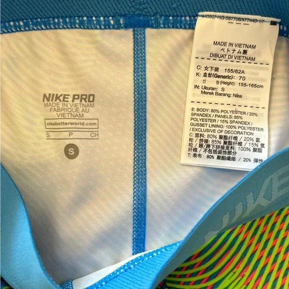 Nike Pro Hypercool High Frequency Training 3/4 Tights - Picture 4 of 7